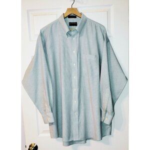 Stafford Wrinkle Free Oxford Button Down Collar Reg Fit Dress Shirt (18-34/35)